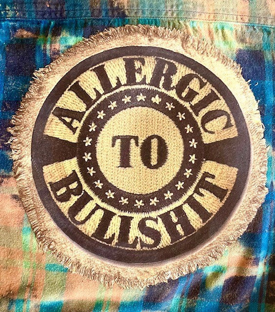 "ALLERGIC TO BULLSHIT" FLANNEL SHIRT (7) Jana's Flannels