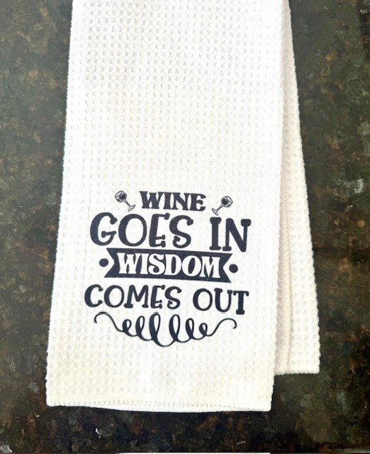 2 PACK WINE TEA TOWELS-T316/T156